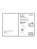 Preview for 1 page of Hitachi CM-N8100 Instructions For Use Manual