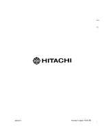 Preview for 16 page of Hitachi CM1473ME Operating Manual