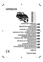 Hitachi CM14E Operator'S Manual preview