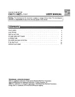 Preview for 3 page of Hitachi CM1711MET-PCMP User Manual