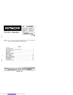 Hitachi CM800U Service Manual предпросмотр