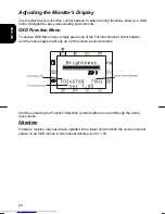 Предварительный просмотр 21 страницы Hitachi CML152XW - 15" LCD Monitor User Manual