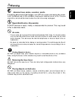 Предварительный просмотр 8 страницы Hitachi CML181SXW User Manual