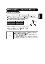 Предварительный просмотр 15 страницы Hitachi CMP307XU User Manual