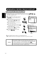 Предварительный просмотр 18 страницы Hitachi CMP307XU User Manual