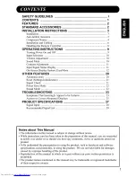 Preview for 10 page of Hitachi CMP4120HDUS User Manual