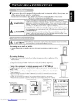 Предварительный просмотр 12 страницы Hitachi CMP4120HDUS User Manual