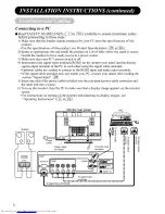 Предварительный просмотр 15 страницы Hitachi CMP4120HDUS User Manual