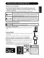 Предварительный просмотр 19 страницы Hitachi CMP4121HDU User Manual