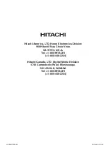 Предварительный просмотр 142 страницы Hitachi CMP420V1 User Manual