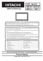 Hitachi CMP421 Series Service Manual предпросмотр