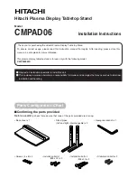 Hitachi CMPAD06 Installation Instructions Manual preview
