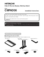 Предварительный просмотр 1 страницы Hitachi CMPAD06 Installation Instructions Manual