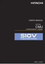 Hitachi CMU LPQ520 User Manual preview