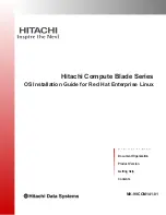 Hitachi Compute Blade 2000 Installation Manual preview