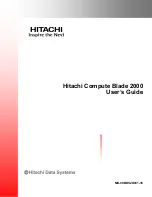 Preview for 1 page of Hitachi Compute Blade 2000 User Manual