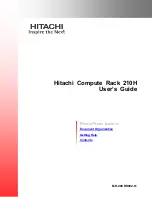 Hitachi Compute Rack 220H User Manual preview