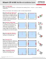 Предварительный просмотр 2 страницы Hitachi CP-A100 Series Installation Manual