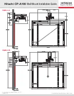 Preview for 3 page of Hitachi CP-A100 Series Installation Manual