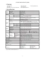 Предварительный просмотр 2 страницы Hitachi CP-A100 Series Service Manual