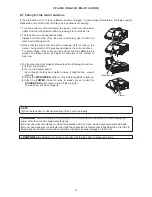 Предварительный просмотр 31 страницы Hitachi CP-A100 Series Service Manual