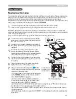 Предварительный просмотр 61 страницы Hitachi CP-A100 Series User Manual – Operating Manual