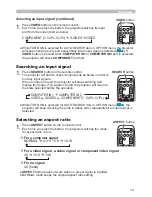 Preview for 28 page of Hitachi CP-A200 User Manual