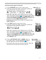 Preview for 31 page of Hitachi CP-A220N Operating Manual