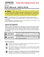 Preview for 2 page of Hitachi CP-A221N User Manual