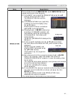 Preview for 50 page of Hitachi CP-A221N User Manual