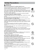 Preview for 3 page of Hitachi CP-A222WN User Manual