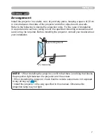 Предварительный просмотр 7 страницы Hitachi CP-A52 Series User Manual – Operating Manual