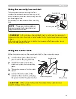 Предварительный просмотр 13 страницы Hitachi CP-A52 Series User Manual – Operating Manual