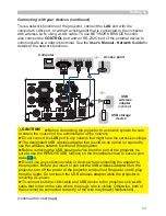 Preview for 13 page of Hitachi CP-AW2503 User Manual