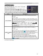 Preview for 59 page of Hitachi CP-AW2503 User Manual