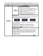 Preview for 73 page of Hitachi CP-AW2503 User Manual