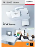 Hitachi CP-AW250N Brochure & Specs preview