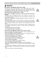 Preview for 5 page of Hitachi CP-AW250N Operating Manual