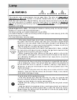 Preview for 9 page of Hitachi CP-AW250N Operating Manual