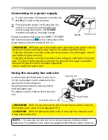 Preview for 23 page of Hitachi CP-AW250N Operating Manual