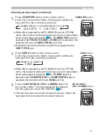 Preview for 30 page of Hitachi CP-AW250N Operating Manual