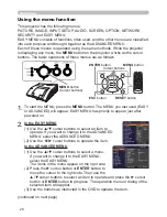 Preview for 37 page of Hitachi CP-AW250N Operating Manual