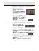 Preview for 50 page of Hitachi CP-AW250N Operating Manual