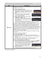 Preview for 82 page of Hitachi CP-AW250N Operating Manual