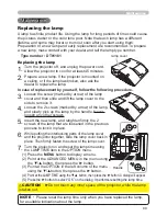 Preview for 98 page of Hitachi CP-AW250N Operating Manual