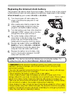 Preview for 102 page of Hitachi CP-AW250N Operating Manual