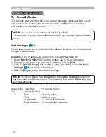 Preview for 191 page of Hitachi CP-AW250N Operating Manual