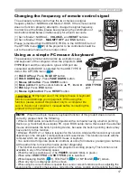 Preview for 17 page of Hitachi CP-AW250N User Manual