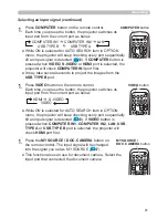 Preview for 21 page of Hitachi CP-AW250N User Manual