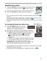 Preview for 25 page of Hitachi CP-AW250N User Manual